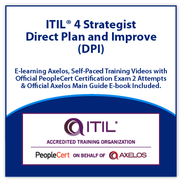 ITIL 4 Strategist Direct Plan and Improve(DPI) E-learning with Exam 2 Attempts